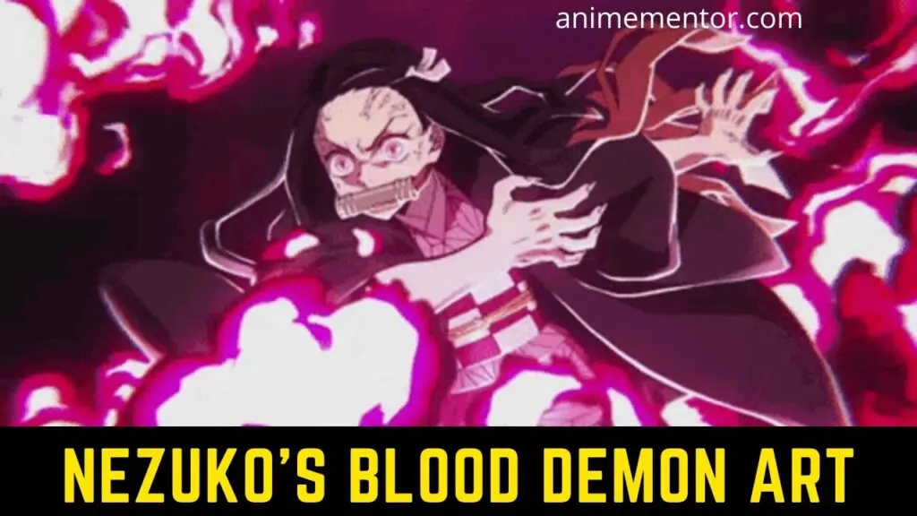 Nezuko's blood demon art