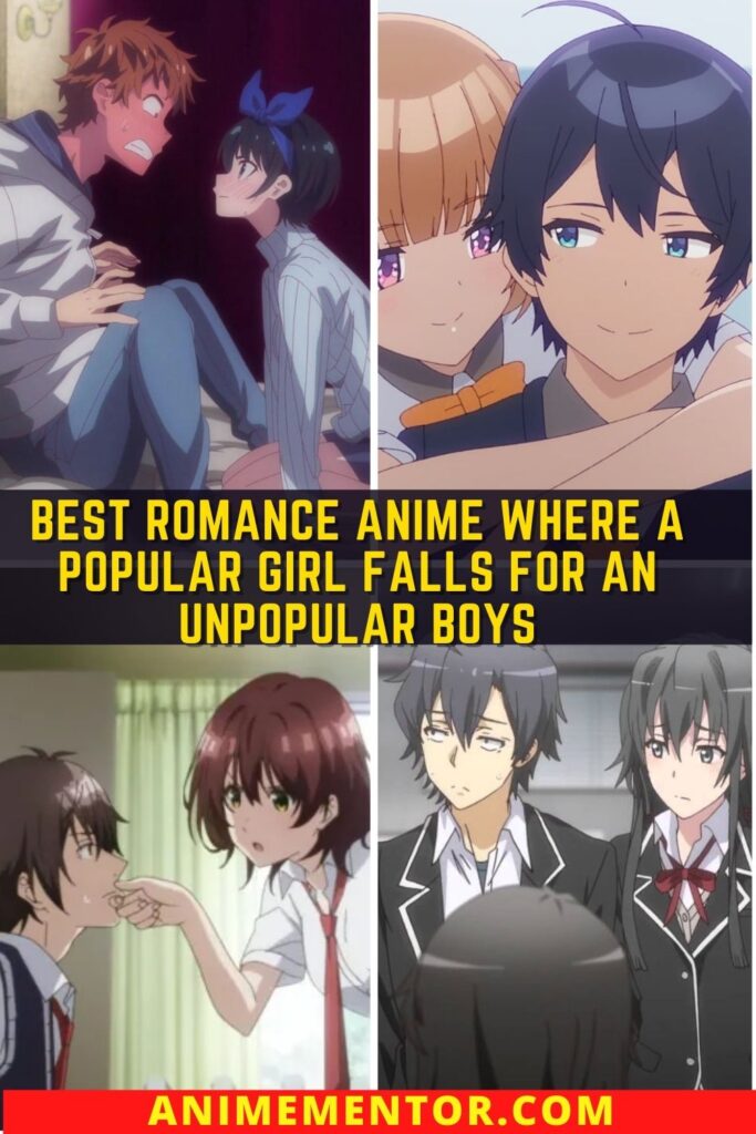 Romantischer Anime, in dem sich ein beliebtes Mädchen in einen unbeliebten Jungen verliebt