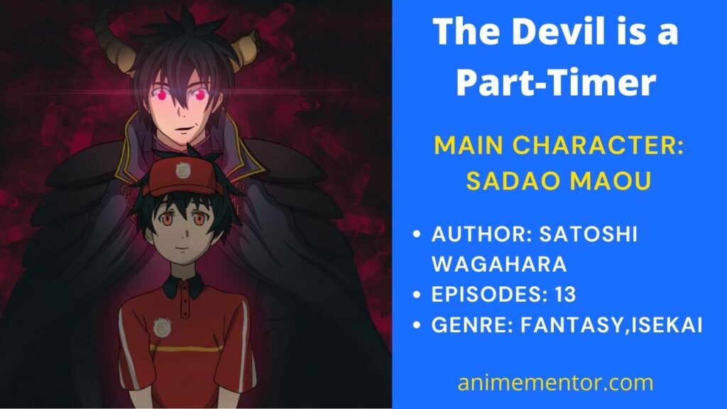 Sadao Maou from The Devil is a Part-Timer