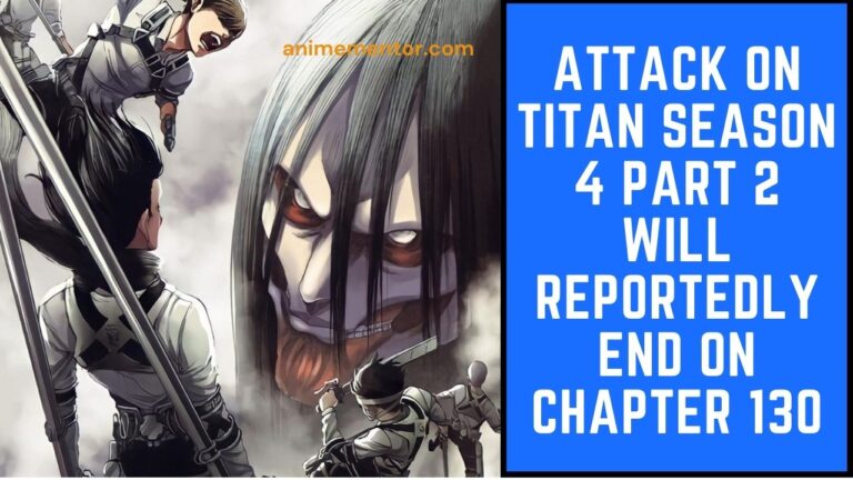 Se informa que la temporada 4 de Attack on Titan, parte 2, terminará en el capítulo 130