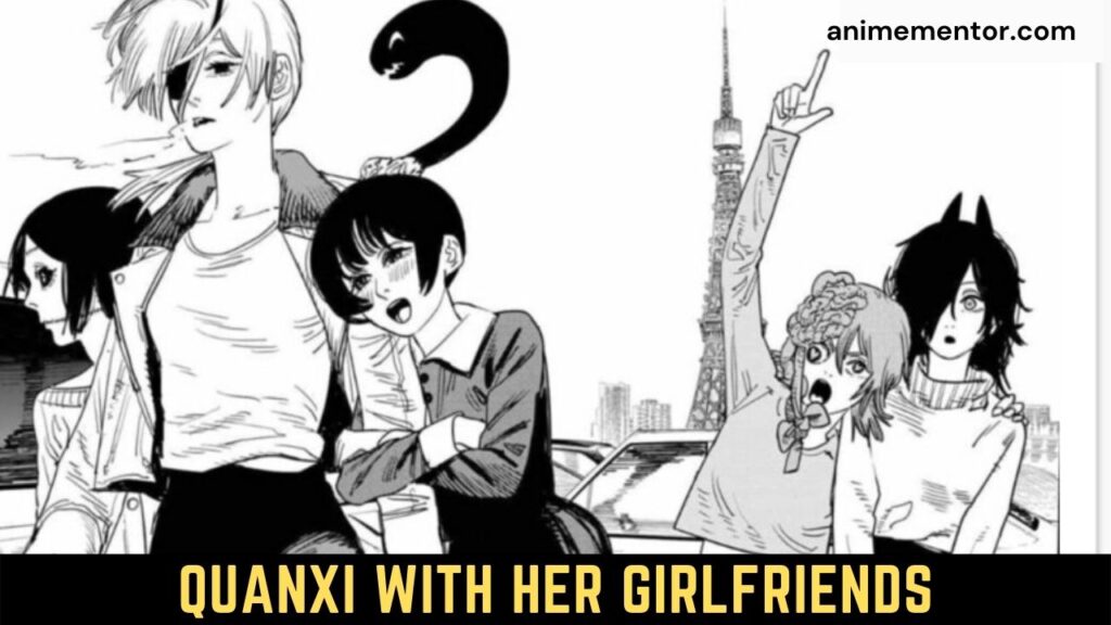 Quanxi with her Girlfriends