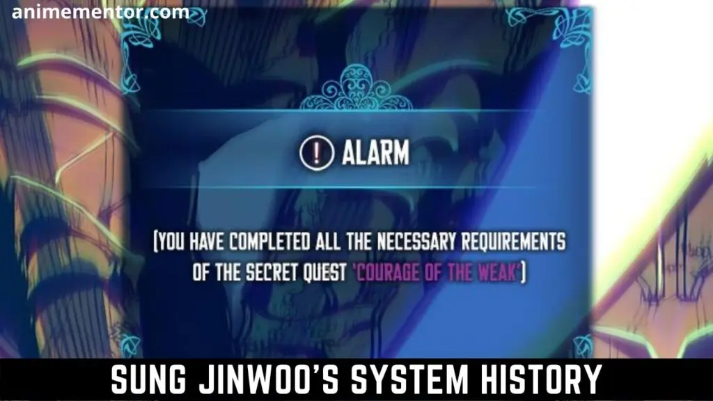 Sung Jinwoo's System