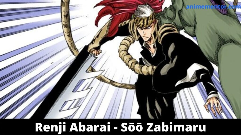 Renji Abarai como Soo Zabimaru