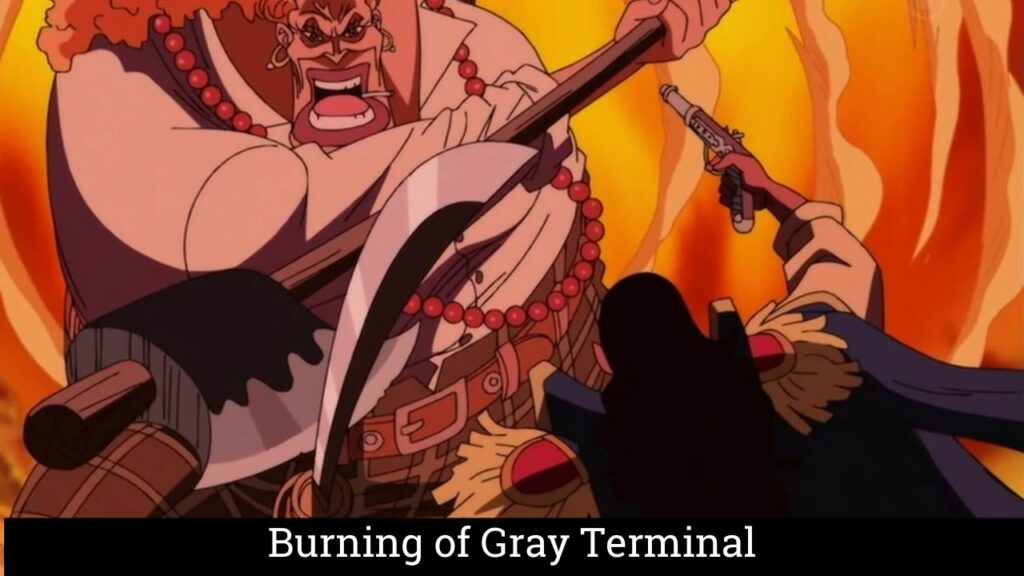 Verbrennung des Grey Terminal
