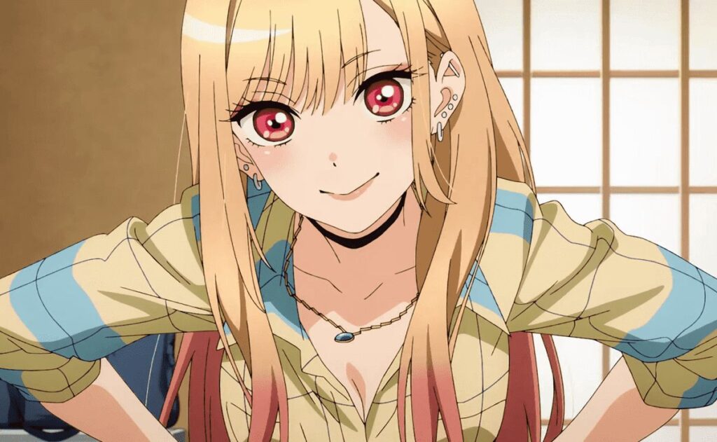 Crunchyroll Announces Hindi Dub Anime will soon be Available to Stream in India 2 Marin Kitagawa in a striped Shirt from My Dress-up Darling Anime