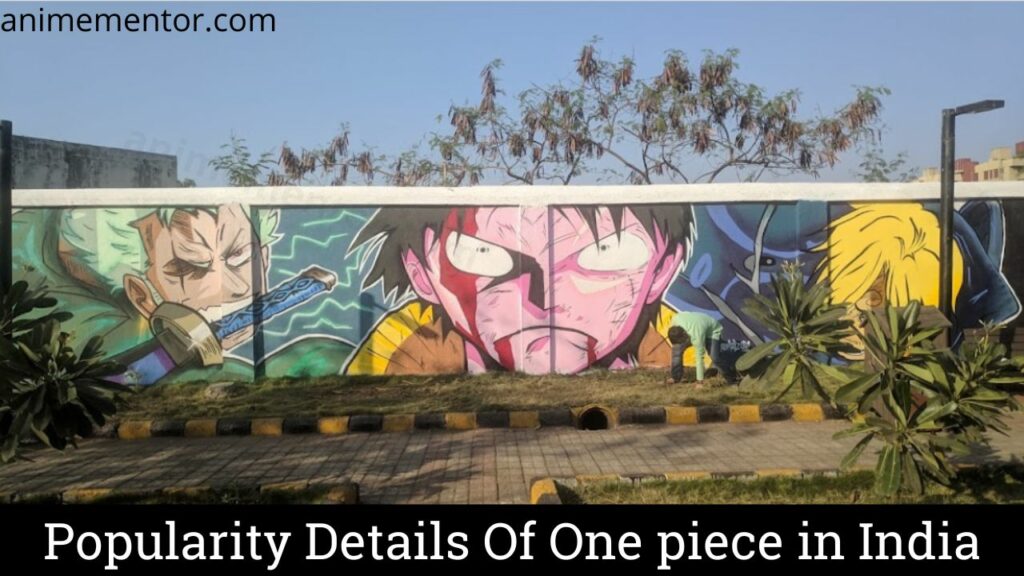 Beliebtheitsdetails von One piece in Indien