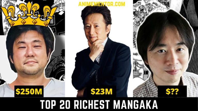 Top 20 Richest Mangaka in 2023…