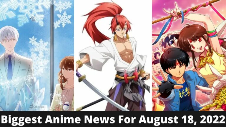 Las mayores noticias de anime para el 18 de agosto de 2022