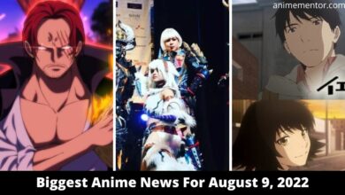 Biggest Anime News For August 9, 2022