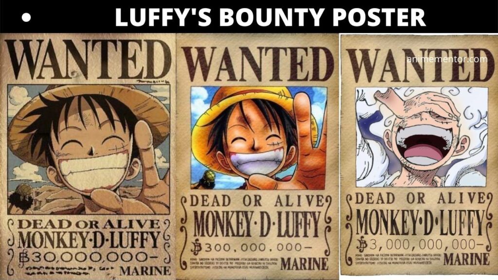 Luffy Bounty Poster
