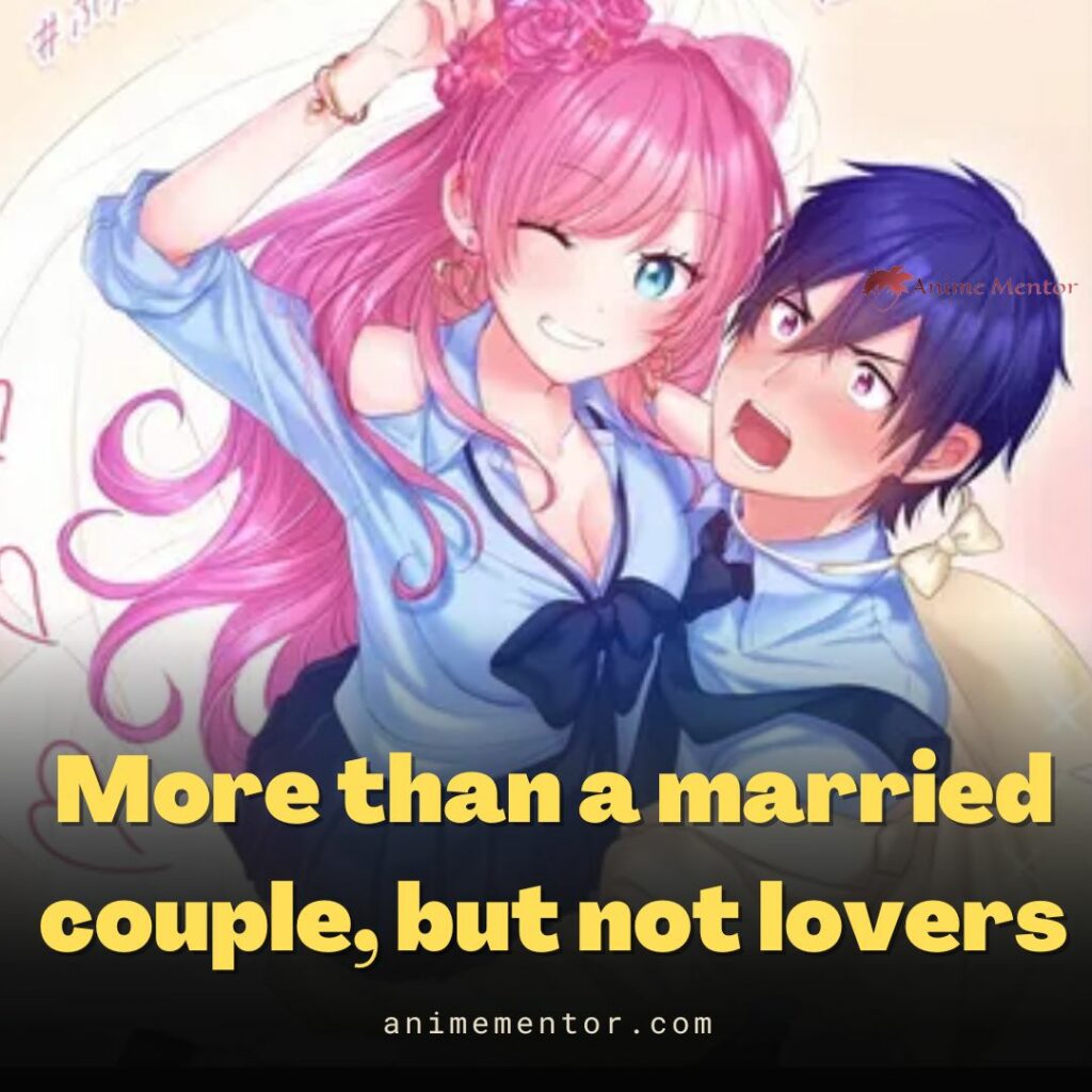 More than a married couple, but not lovers.
