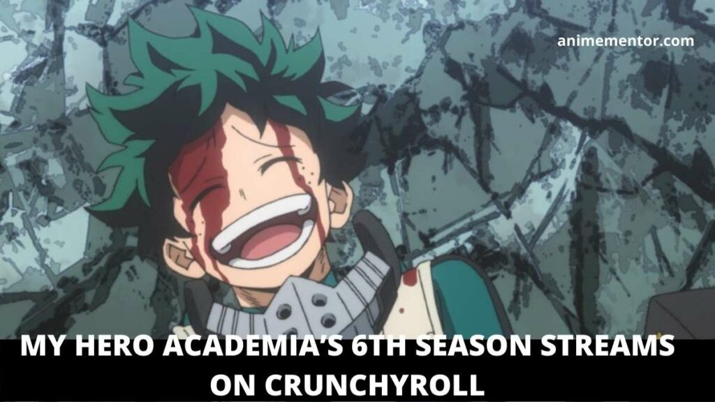 La sexta temporada de My Hero Academia se transmite en Crunchyroll
