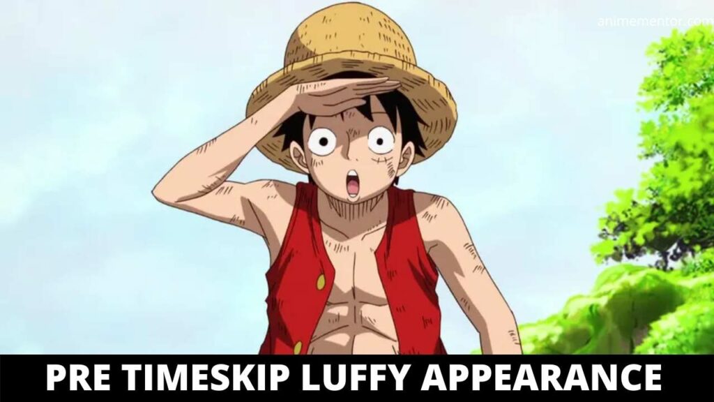 Pre Timeskip Luffy Appearance