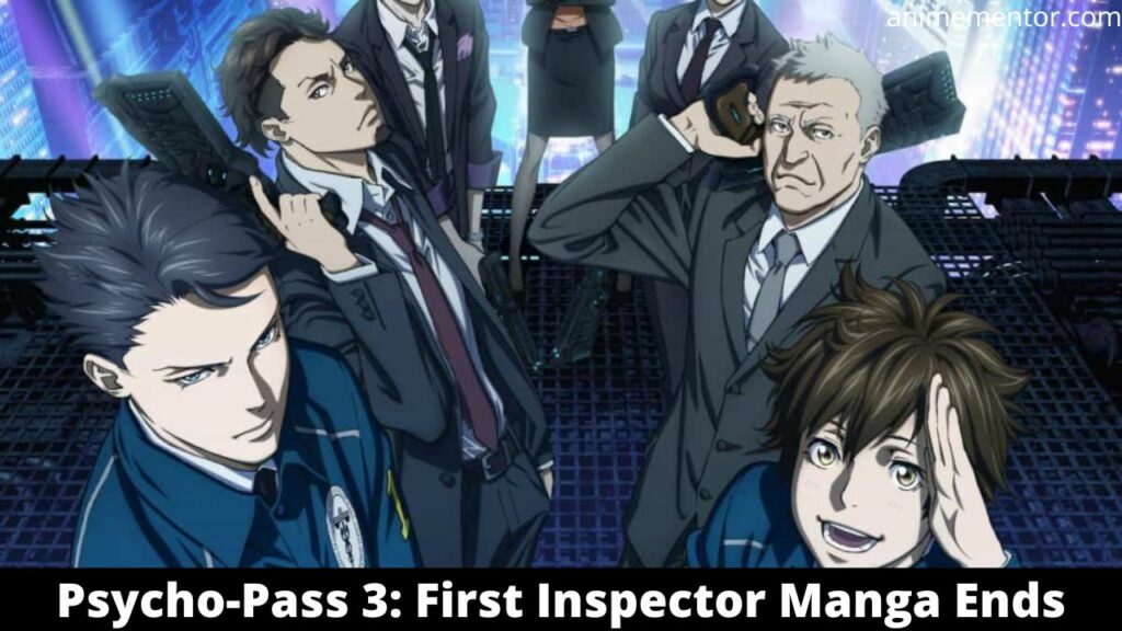 Psycho-Pass 3: First Inspector Manga Ends