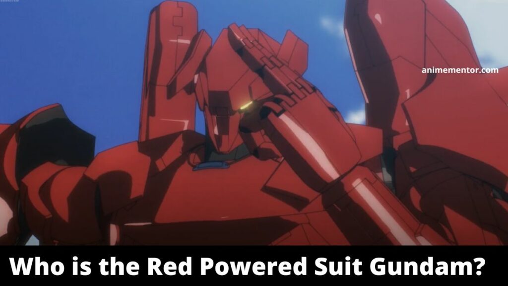 What is the Red Powered Suit Gundam in Overlord