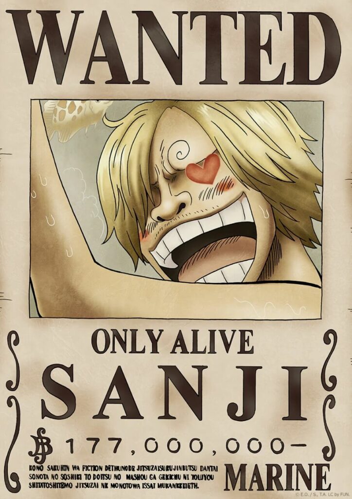 Sanji-lebendiges Poster