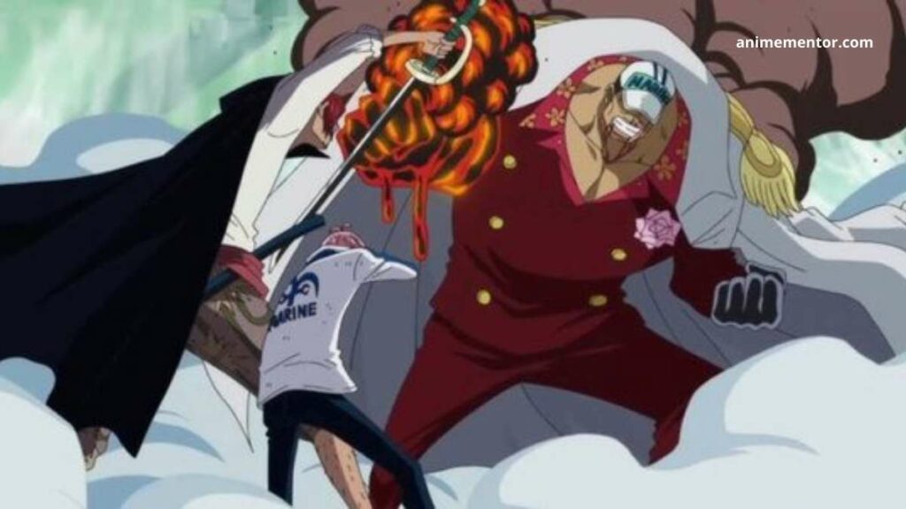 Shanks stopped t Marineford/