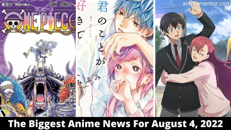 Las mayores noticias de anime para el 4 de agosto de 2022