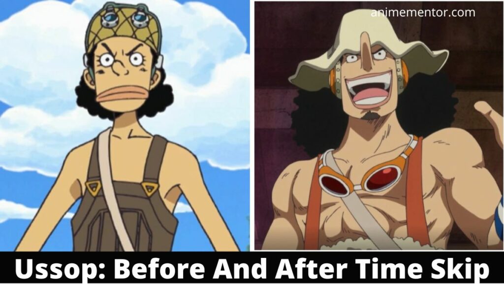 Ussop Before And After Time Skip