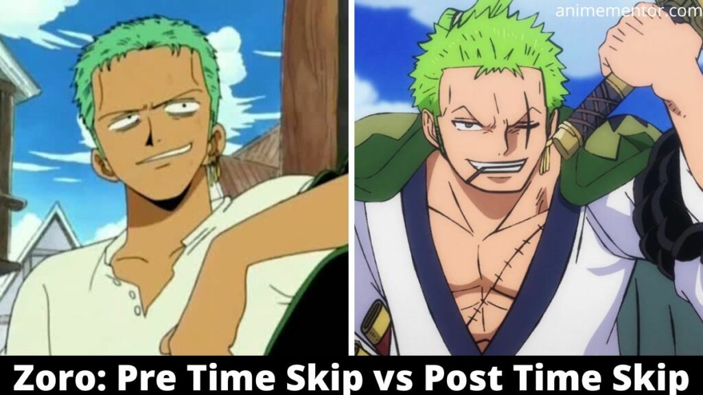 Zoro: Pre-Time-Skip vs. Post-Time-Skip