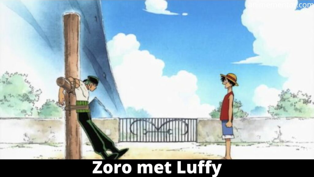 Zoro met Luffy
