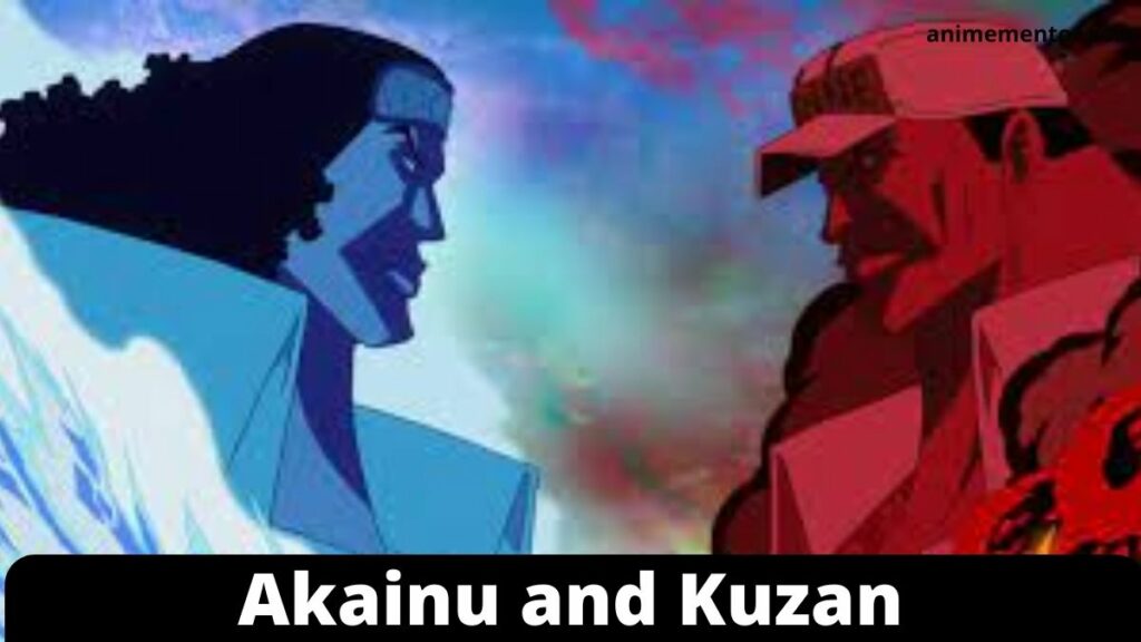 Akainu und Kuzan