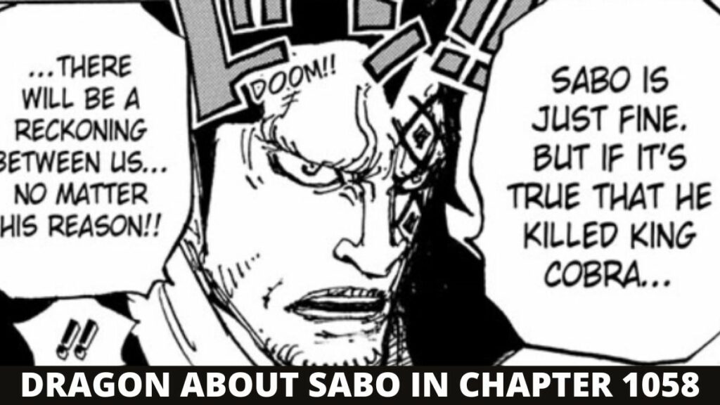 Dragon About Sabo in Chapter 1058