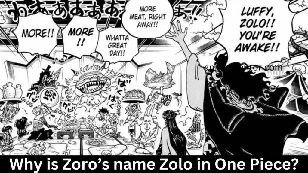 Why is Zoro’s name Zolo in ワンピース