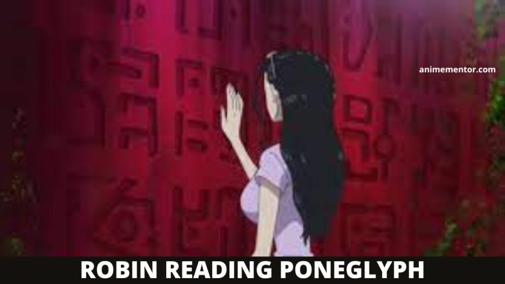 robin leyendo poneglifo