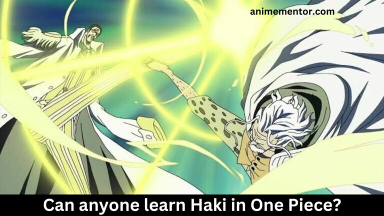 Kann jemand Haki lernen? One Piece?