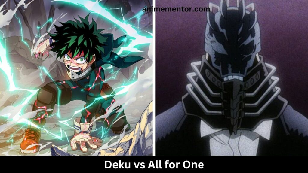 Deku vs All for One
