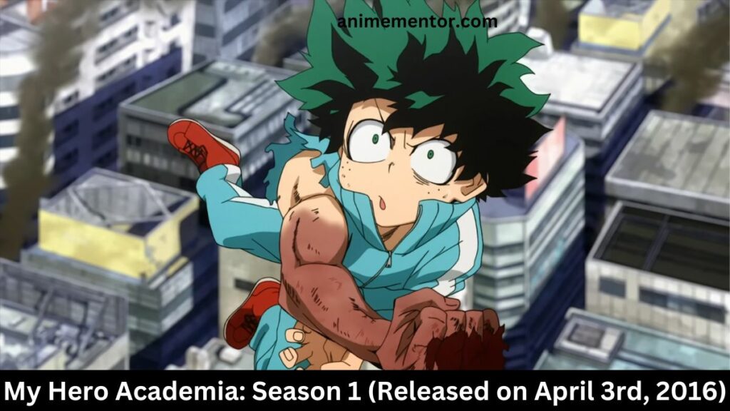 My Hero Academia: Season 1 (Released on April 3rd, 2016)