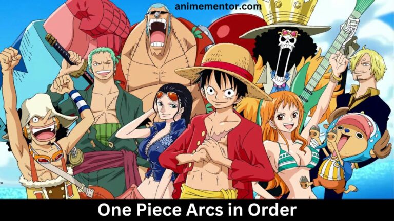 One Piece Bögen in der richtigen Reihenfolge