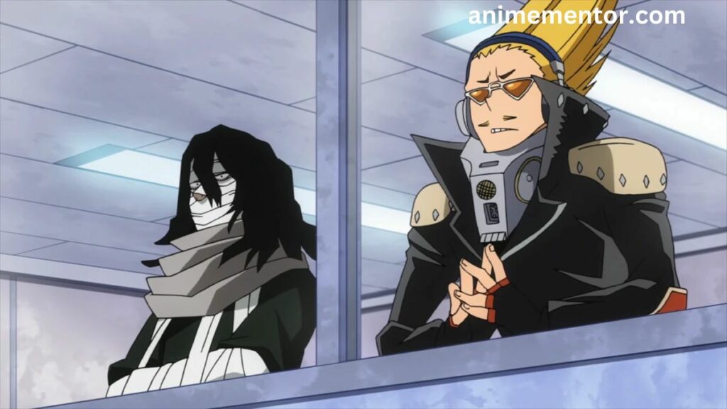 Aizawa requests Present Mic 