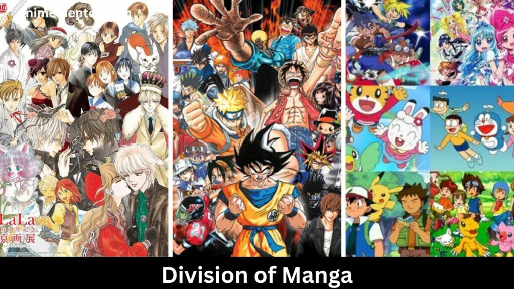 Division of Manga