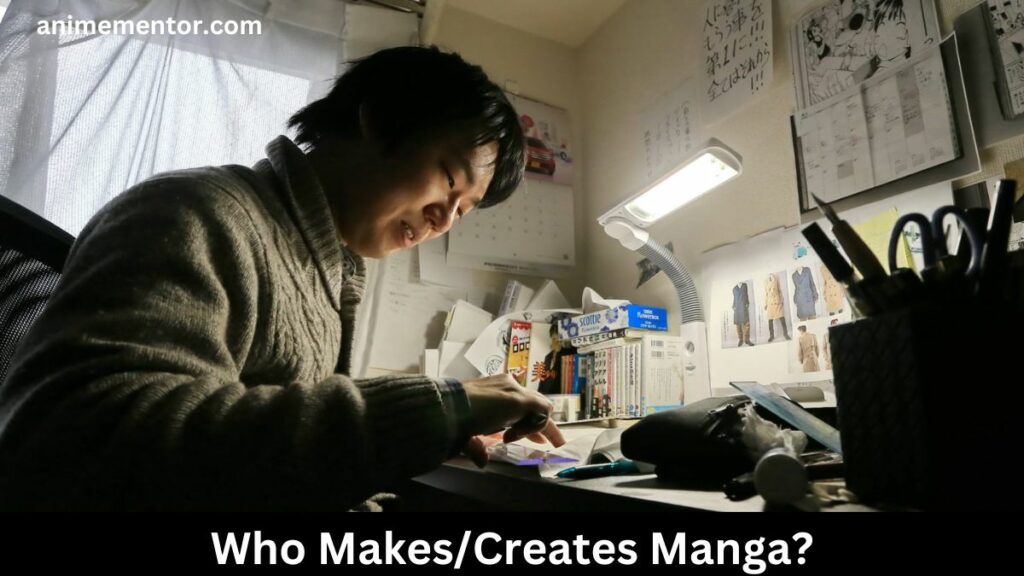 ¿Quién hace/crea manga?