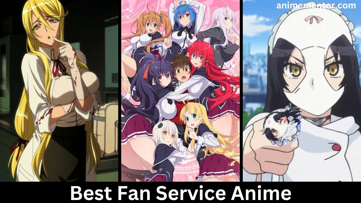 Animes com boas histórias, porém repletos de fan service