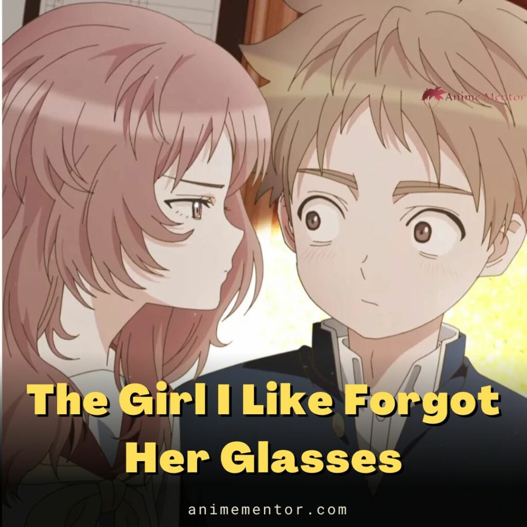 Das Mädchen, das ich mag, hat ihre Brille vergessen