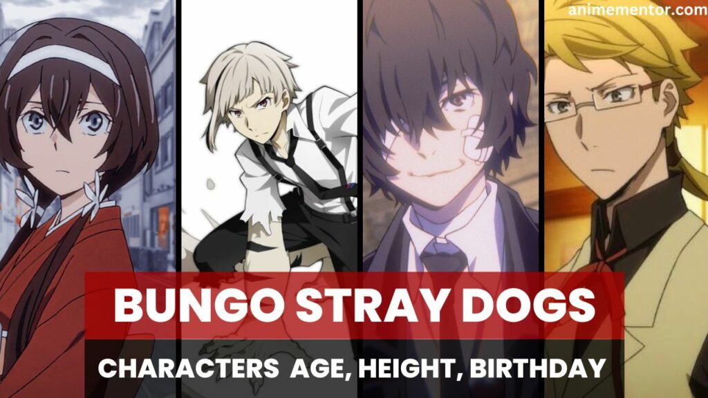Bungo Stray Dogs Charaktere,