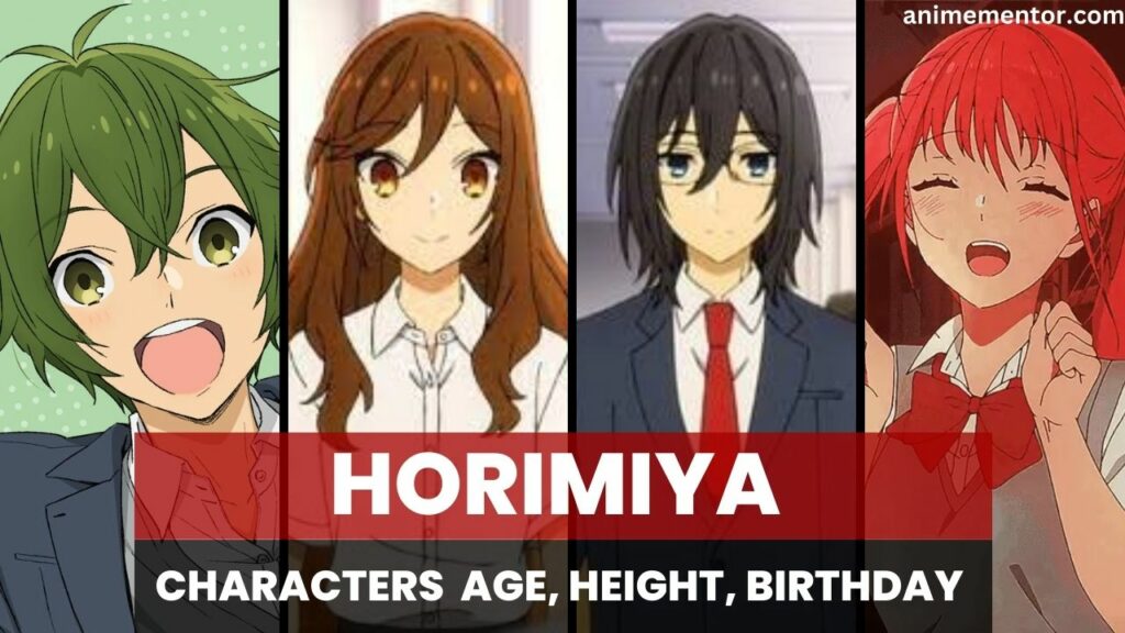 Horimiya Characters Age, Height, Birthdate & More