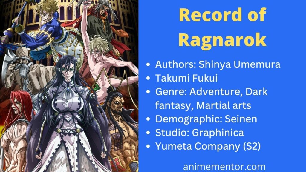 Record of Ragnarok Season 2 Reveals Trailer With Voices! | Anime News |  Tokyo Otaku Mode (TOM) Shop: Figures & Merch From Japan