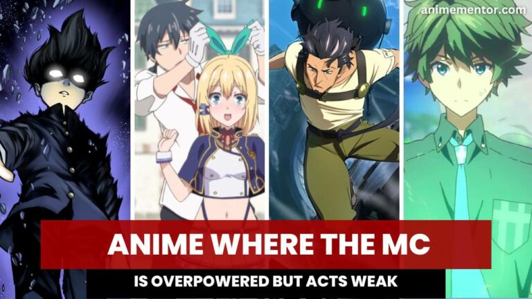 Anime, bei dem der MC in Betrieb ist, sich aber schwach verhält