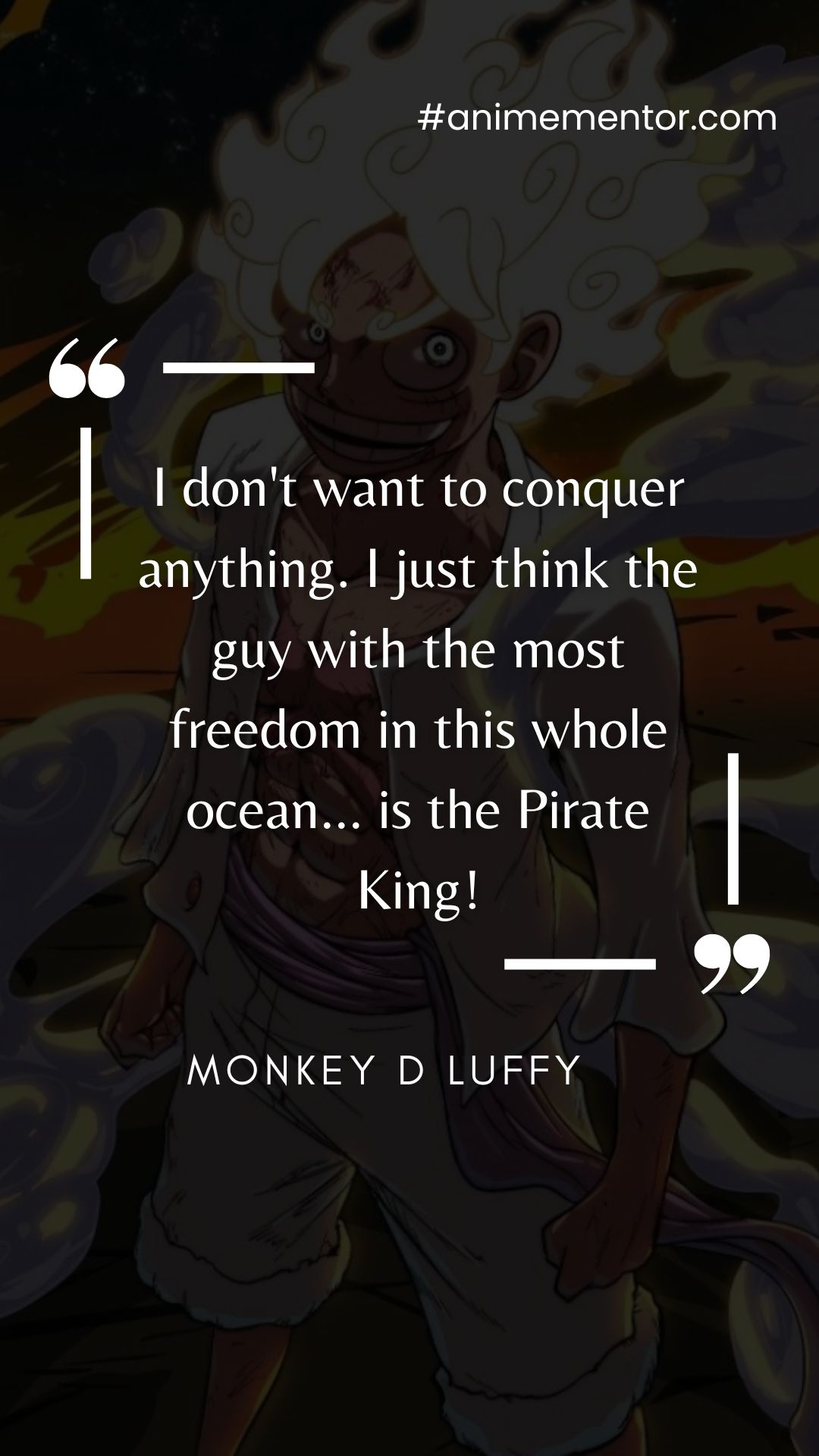 Monkey D Luffy Quotes about Pirate King!