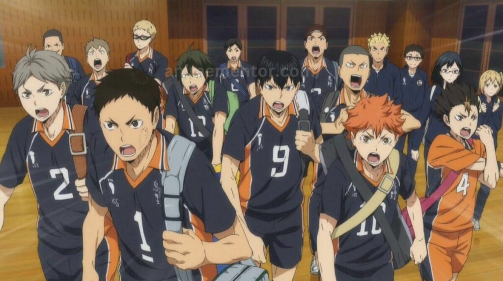 Haikyuu team