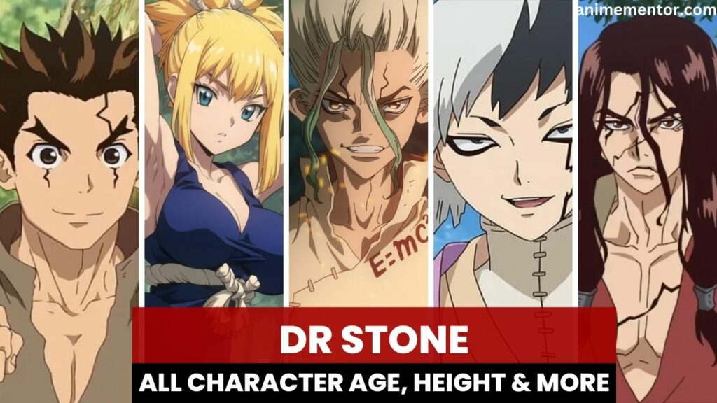 dr stone Characters Age, Height & More