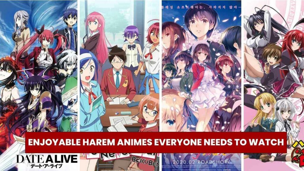 Animes Harem divertidos que todo el mundo debería ver