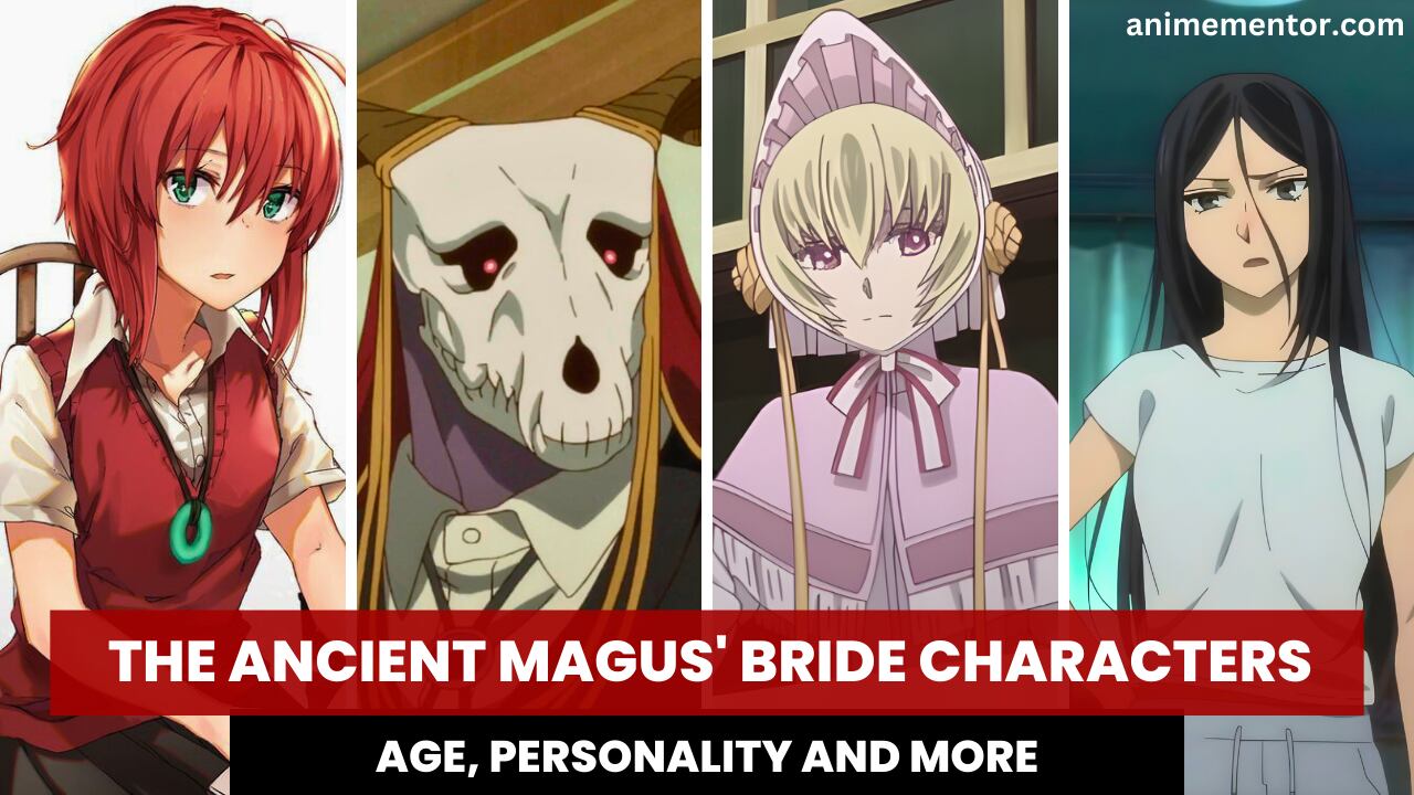 Ausgewähltes Bild der Charaktere der Braut des alten Magiers